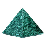 Ielādēt attēlu galerijas skatītājā, Piramīda Malahīts Ķīna / Malachite 7x7cm