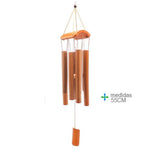 Ielādēt attēlu galerijas skatītājā, Vēja Zvani Feng Shui Bamboo Wind Chimes 55cm