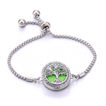 Ielādēt attēlu galerijas skatītājā, Regulējama Aroma Rokassprādze Tree of Life / Dzīvības Zieds