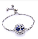 Ielādēt attēlu galerijas skatītājā, Regulējama Aroma Rokassprādze Tree of Life / Dzīvības Zieds