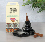 Load image into Gallery viewer, Backflow Dhoop Cones White Sage & Palo Santo