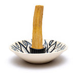 Load image into Gallery viewer, Palo santo incense burner white 12.5x3.5cm