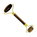 Load image into Gallery viewer, Face Roller Stone Dual Ended - Rock Crystal, Pink Quartz, Jade, Obsidian, Amethyst 14cm