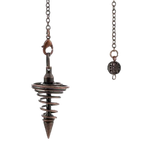 Ielādēt attēlu galerijas skatītājā, Svārsts Metāls / Spirālveida Svārsts Oracle / Spiral Pendulum Oracle 4.5cm