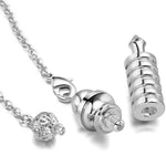 Ielādēt attēlu galerijas skatītājā, Svārsts Metāls / Chambered Isis Nickel Plated