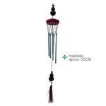 Ielādēt attēlu galerijas skatītājā, Vēja Zvani Feng Shui Metal Wind Chimes 80cm