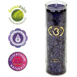 Load image into Gallery viewer, Aromatic Candle stearin 6nd Chakra 21x6.5cm