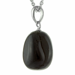 Load image into Gallery viewer, Pendant Black Tourmaline & Silver 925