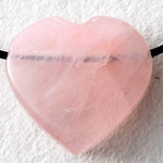 Загрузить изображение в средство просмотра галереи, Kulons Rozā Kvarcs / Rose Quartz Heart