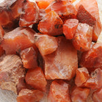 Ielādēt attēlu galerijas skatītājā, Neapstrādāts Akmens Karneols Urugvaja / Carnelian