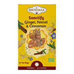Ielādēt attēlu galerijas skatītājā, Shoti Maa BIO Tēja 3. Čakra / Sanctify - Ingvers, Fenhelis & Kanēlis (Hanuman)