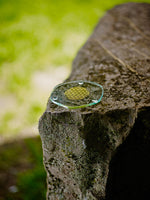 Ielādēt attēlu galerijas skatītājā, Enerģijas Paliktnis Mazais ar Zelta Dzīvības zieda logo 9 cm