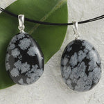 Load image into Gallery viewer, Kulons Obsidiāns / Sniegpārslu Obsidiāns / Snowflake Obsidian 2.5cm - 3cm