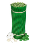 Load image into Gallery viewer, Green Beeswax Church Candles N40 - 90 minutes, 7.5x260mm