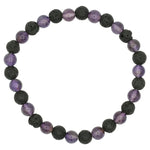 Ielādēt attēlu galerijas skatītājā, Rokassprādze MIX Lava & Amethyst 6mm