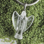 Load image into Gallery viewer, Angel pendant rock crystal