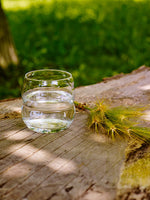 Ielādēt attēlu galerijas skatītājā, Glāze Mythos Gold ar Zelta Dzīvības Zieda logo 250ml