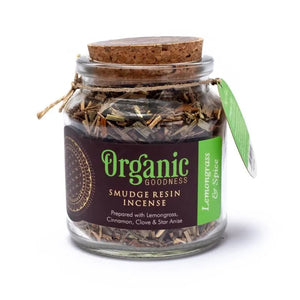 Lemongrass & Spice Sveķi / Organic Goodness Smudge Resin Incense 40g