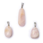 Ielādēt attēlu galerijas skatītājā, Kulons Pin Drilled Kalcīts / Mangano Calcite 1.5cm - 3cm