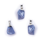 Load image into Gallery viewer, Pendant Blue Chalcedony 1.5cm - 3cm