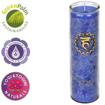 Load image into Gallery viewer, Aromatic Candle stearin 5th Chakra 21x6.5cm