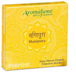 Ielādēt attēlu galerijas skatītājā, Aromātiskās Briketes Aromafume 7 Chakras / 3-Manipura 40gr