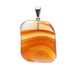 Ielādēt attēlu galerijas skatītājā, Kulons Ahāts / Sarkanais Ahāts / Red Agate 3cm