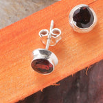 Ielādēt attēlu galerijas skatītājā, Sudraba Auskari Granāts / Garnet Kaleidoscope