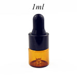 Ielādēt attēlu galerijas skatītājā, Stikla pudelīte ar pipetīti 1ml / 2ml / 3ml / 5ml