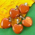 Load image into Gallery viewer, Kulons Jašma / Sarkanā Jašma / Red Jasper Heart