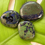 Ielādēt attēlu galerijas skatītājā, Akmens Azurīts un Malahīts / Azurite and Malachite Chakra Stone 40mm