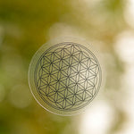 Ielādēt attēlu galerijas skatītājā, Uzlīme Flower of Life / Dzīvības Zieds Ø4.5cm / Ø9.5cm