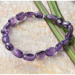 Load image into Gallery viewer, Stone Bracelet Amethyst Eye