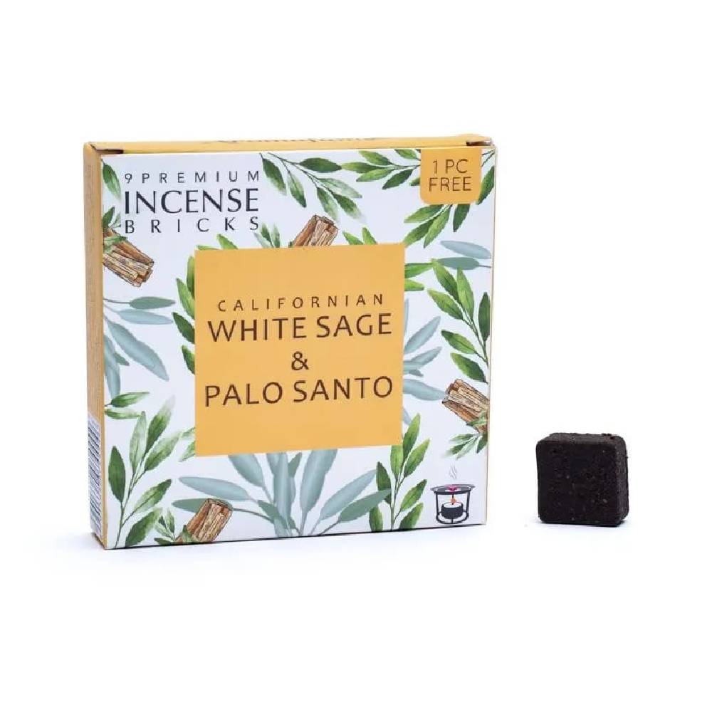 Aromātiskās Briķetes Aromafume Californian White Sage & Palo Santo 40g