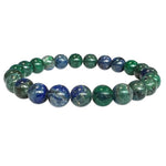 Load image into Gallery viewer, Rokassprādze Azurīts un Malahīts Brazīlija / Azurite & Malachite 4mm