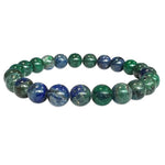 Load image into Gallery viewer, Rokassprādze Azurīts un Malahīts Brazīlija / Azurite & Malachite 4mm