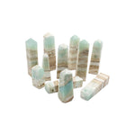 Ielādēt attēlu galerijas skatītājā, Akmens Zilais Karību Kalcīts / Caribbean Blue Calcite Obelisk