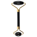 Load image into Gallery viewer, Face Roller Stone Dual Ended - Rock Crystal, Pink Quartz, Jade, Obsidian, Amethyst 14cm