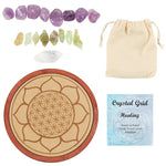 Load image into Gallery viewer, Crystal grid Healing Ø15.5cm