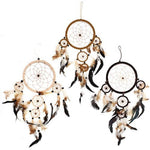 Ielādēt attēlu galerijas skatītājā, Sapņu Ķērājs Bali Dreamcatcher Krēma / Kafijas / Šokolādes Brūnā Krāsa Ø17cm
