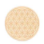 Load image into Gallery viewer, Koka Kristāla Režģis Flower of Life / Dzīvības Zieds Ø20cm