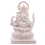 Загрузить изображение в средство просмотра галереи, Statuja / Dēva Murti Ganeša / White Ganesh 13.5cm