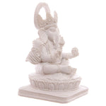 Загрузить изображение в средство просмотра галереи, Statuja / Dēva Murti Ganeša / White Ganesh 13.5cm