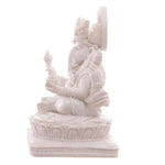 Загрузить изображение в средство просмотра галереи, Statuja / Dēva Murti Ganeša / White Ganesh 13.5cm