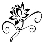 Load image into Gallery viewer, Car / Window Vinyl Sticker "Lotos Flower"