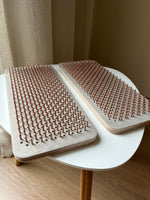 Ielādēt attēlu galerijas skatītājā, Sadhu Board Dēlis ar vara naglām "Metatron's Cube" 9mm / 10mm / 11mm