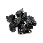 Ielādēt attēlu galerijas skatītājā, Neapstrādāts Akmens Obsidiāns / Melnais Obsidiāns Meksika / Black Obsidian