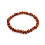 Ielādēt attēlu galerijas skatītājā, Rokassprādze Sarkanais Zeltakmens / Red Goldstone 5-6mm