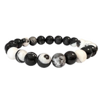 Load image into Gallery viewer, Rokassprādze Jašma / Zebras Jašma Brazīlija / Jasper Zebra 8mm