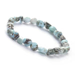 Ielādēt attēlu galerijas skatītājā, Rokassprādze Larimārs Dominikāna / Larimar Tumbled Stones